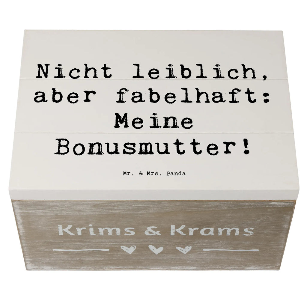 Holzkiste Spruch Bonusmutter Holzkiste, Kiste, Schatzkiste, Truhe, Schatulle, XXL, Erinnerungsbox, Erinnerungskiste, Dekokiste, Aufbewahrungsbox, Geschenkbox, Geschenkdose, Familie, Vatertag, Muttertag, Bruder, Schwester, Mama, Papa, Oma, Opa