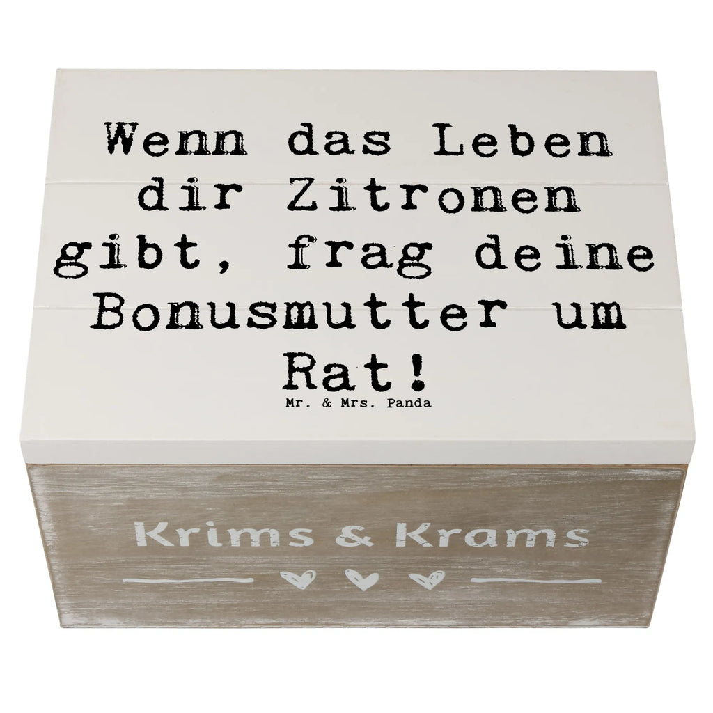 Holzkiste Spruch Rat bei Bonusmutter Holzkiste, Kiste, Schatzkiste, Truhe, Schatulle, XXL, Erinnerungsbox, Erinnerungskiste, Dekokiste, Aufbewahrungsbox, Geschenkbox, Geschenkdose, Familie, Vatertag, Muttertag, Bruder, Schwester, Mama, Papa, Oma, Opa