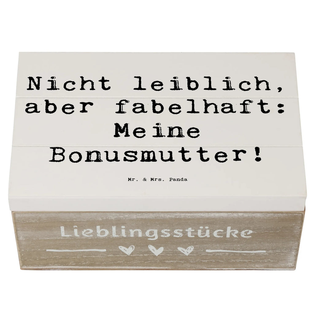 Holzkiste Spruch Bonusmutter Holzkiste, Kiste, Schatzkiste, Truhe, Schatulle, XXL, Erinnerungsbox, Erinnerungskiste, Dekokiste, Aufbewahrungsbox, Geschenkbox, Geschenkdose, Familie, Vatertag, Muttertag, Bruder, Schwester, Mama, Papa, Oma, Opa