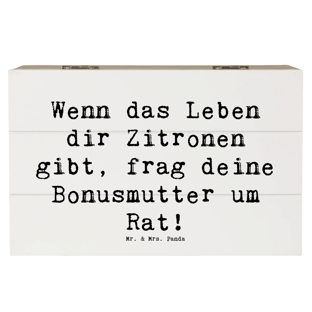 Holzkiste Spruch Rat bei Bonusmutter Holzkiste, Kiste, Schatzkiste, Truhe, Schatulle, XXL, Erinnerungsbox, Erinnerungskiste, Dekokiste, Aufbewahrungsbox, Geschenkbox, Geschenkdose, Familie, Vatertag, Muttertag, Bruder, Schwester, Mama, Papa, Oma, Opa