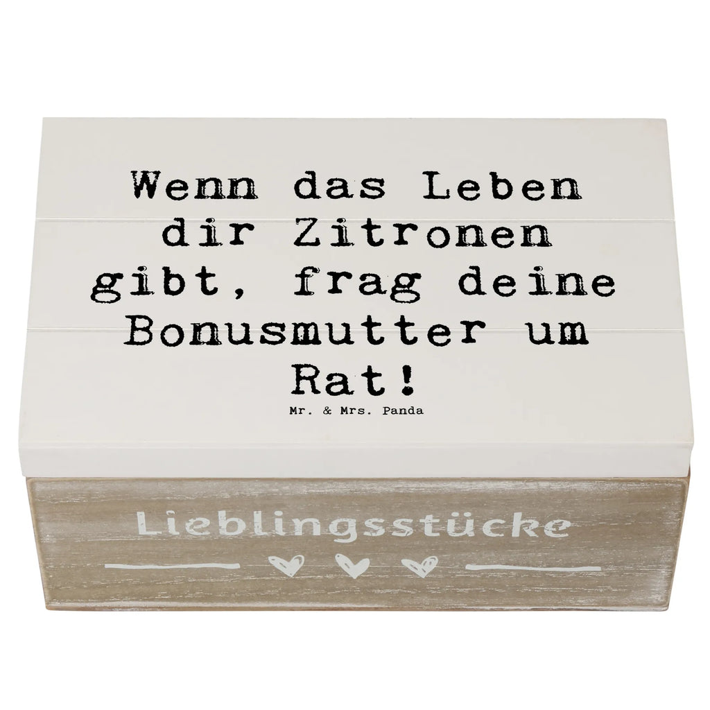 Holzkiste Spruch Rat bei Bonusmutter Holzkiste, Kiste, Schatzkiste, Truhe, Schatulle, XXL, Erinnerungsbox, Erinnerungskiste, Dekokiste, Aufbewahrungsbox, Geschenkbox, Geschenkdose, Familie, Vatertag, Muttertag, Bruder, Schwester, Mama, Papa, Oma, Opa