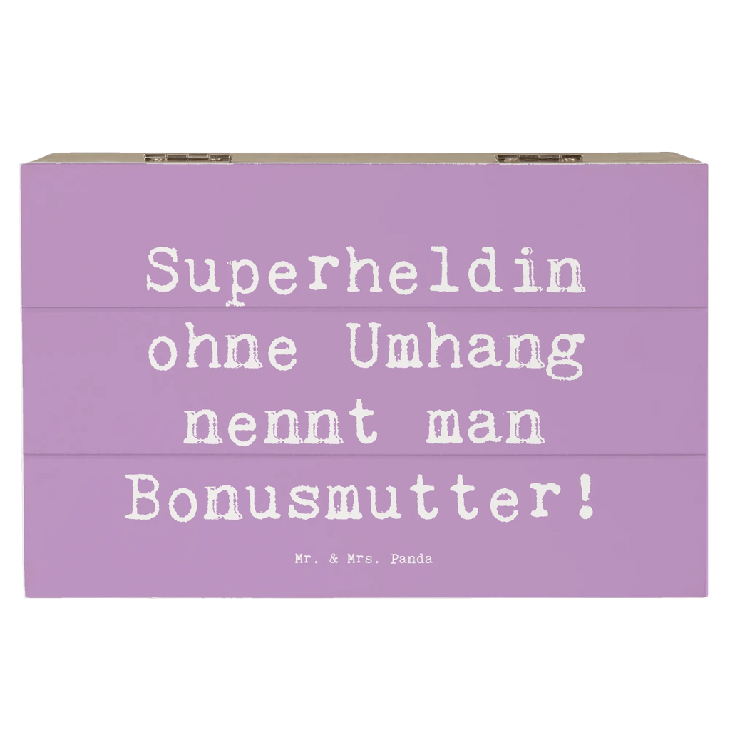 Holzkiste Spruch Bonusmutter Superheld Holzkiste, Kiste, Schatzkiste, Truhe, Schatulle, XXL, Erinnerungsbox, Erinnerungskiste, Dekokiste, Aufbewahrungsbox, Geschenkbox, Geschenkdose, Familie, Vatertag, Muttertag, Bruder, Schwester, Mama, Papa, Oma, Opa