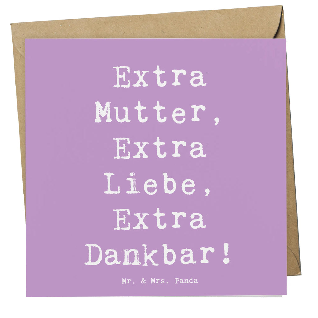 Deluxe Karte Spruch Bonusmutter Extra Liebe Karte, Grußkarte, Klappkarte, Einladungskarte, Glückwunschkarte, Hochzeitskarte, Geburtstagskarte, Hochwertige Grußkarte, Hochwertige Klappkarte, Familie, Vatertag, Muttertag, Bruder, Schwester, Mama, Papa, Oma, Opa