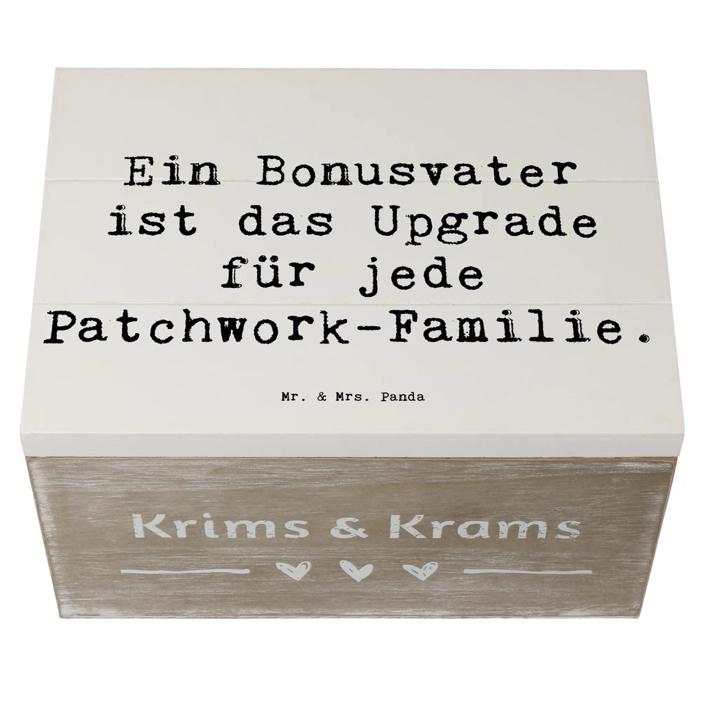 Holzkiste Spruch Bonusvater Upgrade Holzkiste, Kiste, Schatzkiste, Truhe, Schatulle, XXL, Erinnerungsbox, Erinnerungskiste, Dekokiste, Aufbewahrungsbox, Geschenkbox, Geschenkdose, Familie, Vatertag, Muttertag, Bruder, Schwester, Mama, Papa, Oma, Opa