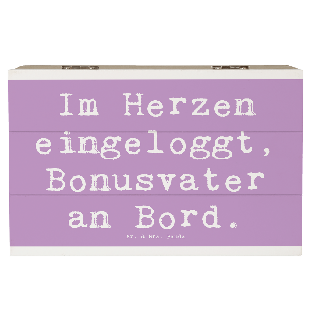 Holzkiste Spruch Bonusvater Herz Holzkiste, Kiste, Schatzkiste, Truhe, Schatulle, XXL, Erinnerungsbox, Erinnerungskiste, Dekokiste, Aufbewahrungsbox, Geschenkbox, Geschenkdose, Familie, Vatertag, Muttertag, Bruder, Schwester, Mama, Papa, Oma, Opa