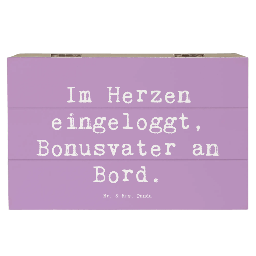 Holzkiste Spruch Bonusvater Herz Holzkiste, Kiste, Schatzkiste, Truhe, Schatulle, XXL, Erinnerungsbox, Erinnerungskiste, Dekokiste, Aufbewahrungsbox, Geschenkbox, Geschenkdose, Familie, Vatertag, Muttertag, Bruder, Schwester, Mama, Papa, Oma, Opa