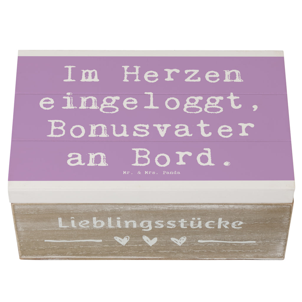 Holzkiste Spruch Bonusvater Herz Holzkiste, Kiste, Schatzkiste, Truhe, Schatulle, XXL, Erinnerungsbox, Erinnerungskiste, Dekokiste, Aufbewahrungsbox, Geschenkbox, Geschenkdose, Familie, Vatertag, Muttertag, Bruder, Schwester, Mama, Papa, Oma, Opa