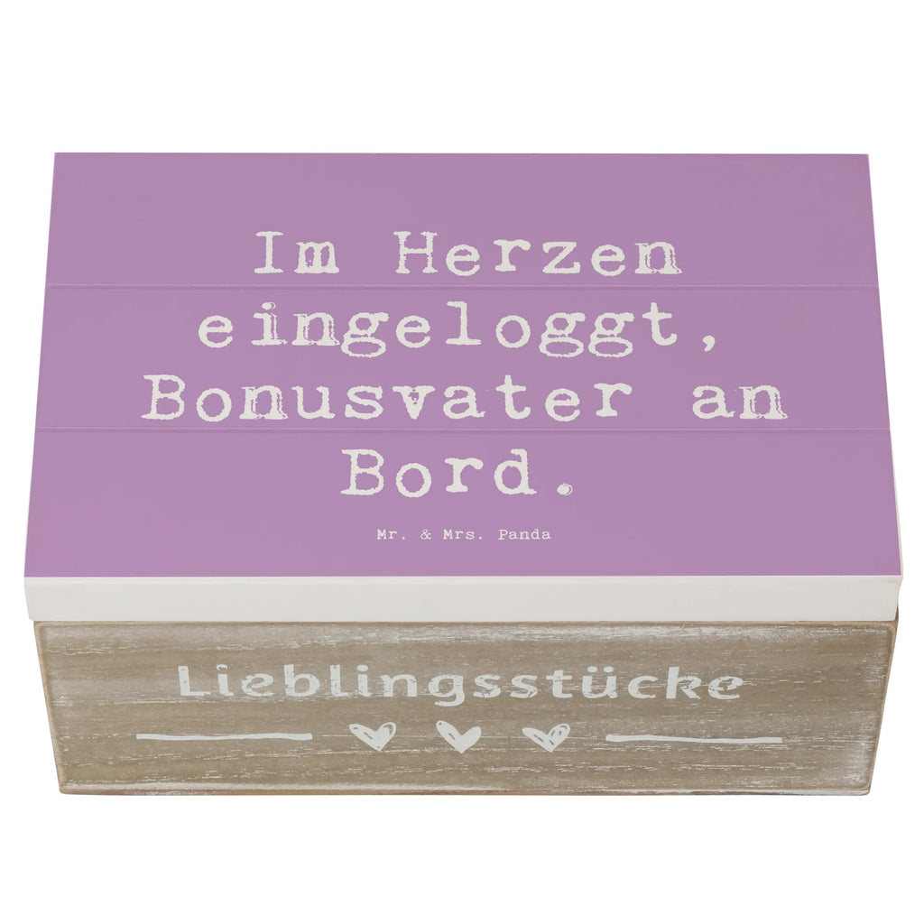 Holzkiste Spruch Bonusvater Herz Holzkiste, Kiste, Schatzkiste, Truhe, Schatulle, XXL, Erinnerungsbox, Erinnerungskiste, Dekokiste, Aufbewahrungsbox, Geschenkbox, Geschenkdose, Familie, Vatertag, Muttertag, Bruder, Schwester, Mama, Papa, Oma, Opa