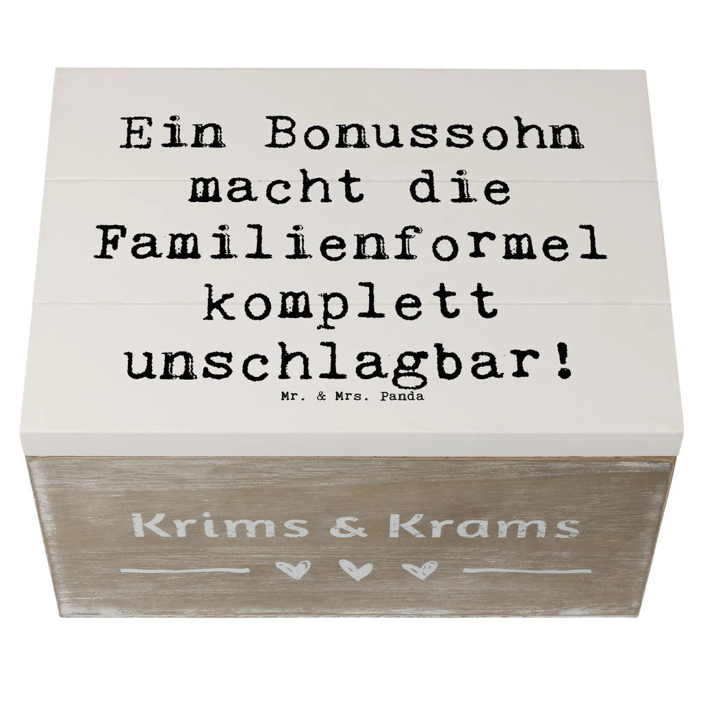 Holzkiste Spruch Unschlagbarer Bonussohn Holzkiste, Kiste, Schatzkiste, Truhe, Schatulle, XXL, Erinnerungsbox, Erinnerungskiste, Dekokiste, Aufbewahrungsbox, Geschenkbox, Geschenkdose, Familie, Vatertag, Muttertag, Bruder, Schwester, Mama, Papa, Oma, Opa