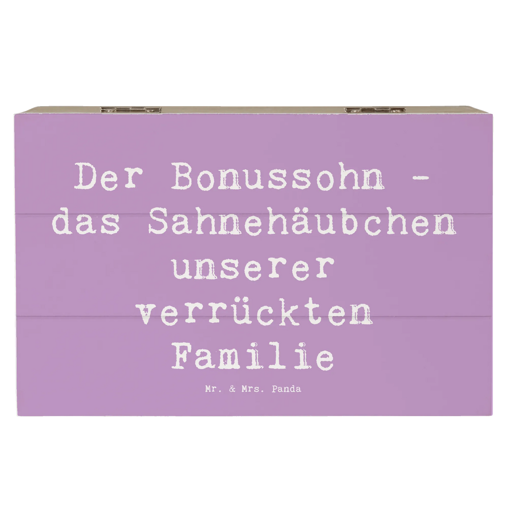 Holzkiste Spruch Der Bonussohn Holzkiste, Kiste, Schatzkiste, Truhe, Schatulle, XXL, Erinnerungsbox, Erinnerungskiste, Dekokiste, Aufbewahrungsbox, Geschenkbox, Geschenkdose, Familie, Vatertag, Muttertag, Bruder, Schwester, Mama, Papa, Oma, Opa