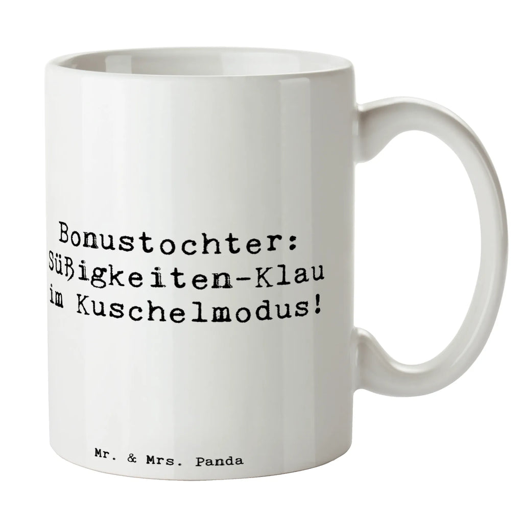 Tasse Spruch Bonustochter Überraschungen Tasse, Kaffeetasse, Teetasse, Becher, Kaffeebecher, Teebecher, Keramiktasse, Porzellantasse, Büro Tasse, Geschenk Tasse, Tasse Sprüche, Tasse Motive, Kaffeetassen, Tasse bedrucken, Designer Tasse, Cappuccino Tassen, Schöne Teetassen, Familie, Vatertag, Muttertag, Bruder, Schwester, Mama, Papa, Oma, Opa