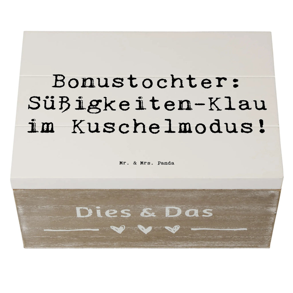 Holzkiste Spruch Bonustochter Überraschungen Holzkiste, Kiste, Schatzkiste, Truhe, Schatulle, XXL, Erinnerungsbox, Erinnerungskiste, Dekokiste, Aufbewahrungsbox, Geschenkbox, Geschenkdose, Familie, Vatertag, Muttertag, Bruder, Schwester, Mama, Papa, Oma, Opa