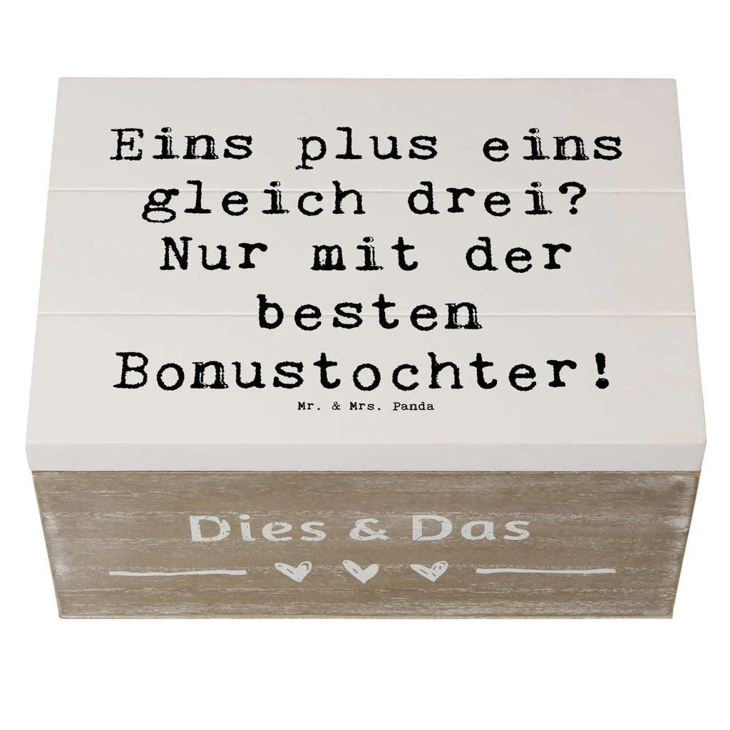 Holzkiste Spruch Beste Bonustochter Holzkiste, Kiste, Schatzkiste, Truhe, Schatulle, XXL, Erinnerungsbox, Erinnerungskiste, Dekokiste, Aufbewahrungsbox, Geschenkbox, Geschenkdose, Familie, Vatertag, Muttertag, Bruder, Schwester, Mama, Papa, Oma, Opa