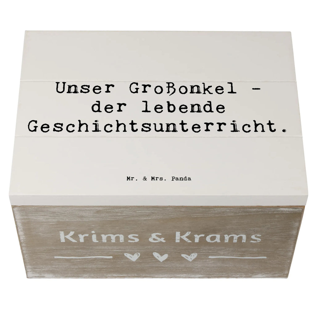 Holzkiste Spruch Großonkel Geschichtsunterricht Holzkiste, Kiste, Schatzkiste, Truhe, Schatulle, XXL, Erinnerungsbox, Erinnerungskiste, Dekokiste, Aufbewahrungsbox, Geschenkbox, Geschenkdose, Familie, Vatertag, Muttertag, Bruder, Schwester, Mama, Papa, Oma, Opa