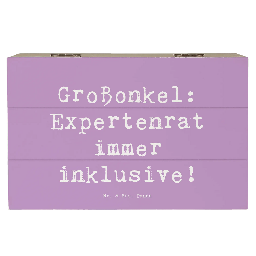 Holzkiste Spruch Großonkel Rat Holzkiste, Kiste, Schatzkiste, Truhe, Schatulle, XXL, Erinnerungsbox, Erinnerungskiste, Dekokiste, Aufbewahrungsbox, Geschenkbox, Geschenkdose, Familie, Vatertag, Muttertag, Bruder, Schwester, Mama, Papa, Oma, Opa