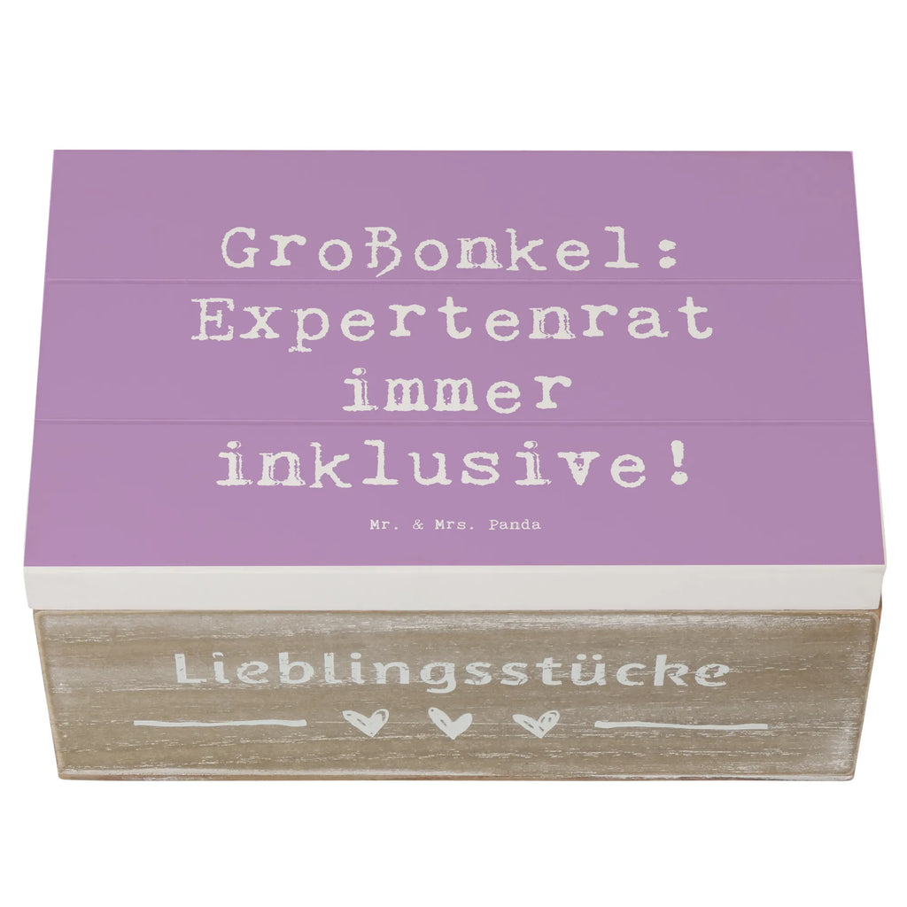 Holzkiste Spruch Großonkel Rat Holzkiste, Kiste, Schatzkiste, Truhe, Schatulle, XXL, Erinnerungsbox, Erinnerungskiste, Dekokiste, Aufbewahrungsbox, Geschenkbox, Geschenkdose, Familie, Vatertag, Muttertag, Bruder, Schwester, Mama, Papa, Oma, Opa