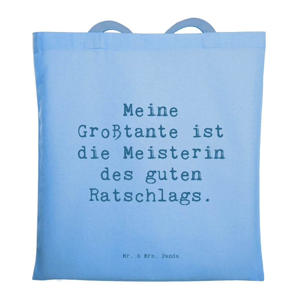 Tragetasche Spruch Großtante Ratschlag Beuteltasche, Beutel, Einkaufstasche, Jutebeutel, Stoffbeutel, Tasche, Shopper, Umhängetasche, Strandtasche, Schultertasche, Stofftasche, Tragetasche, Badetasche, Jutetasche, Einkaufstüte, Laptoptasche, Familie, Vatertag, Muttertag, Bruder, Schwester, Mama, Papa, Oma, Opa