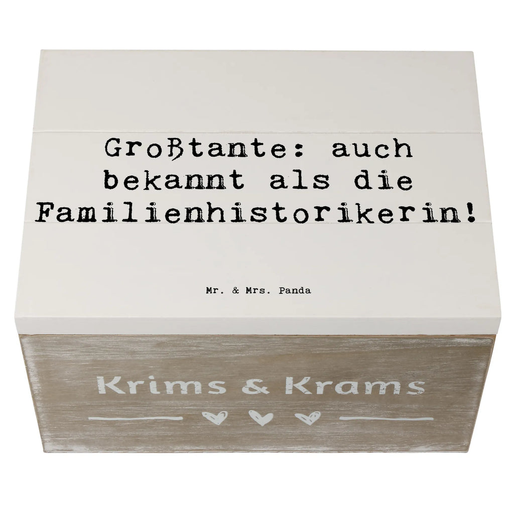 Holzkiste Spruch Großtante Historikerin Holzkiste, Kiste, Schatzkiste, Truhe, Schatulle, XXL, Erinnerungsbox, Erinnerungskiste, Dekokiste, Aufbewahrungsbox, Geschenkbox, Geschenkdose, Familie, Vatertag, Muttertag, Bruder, Schwester, Mama, Papa, Oma, Opa