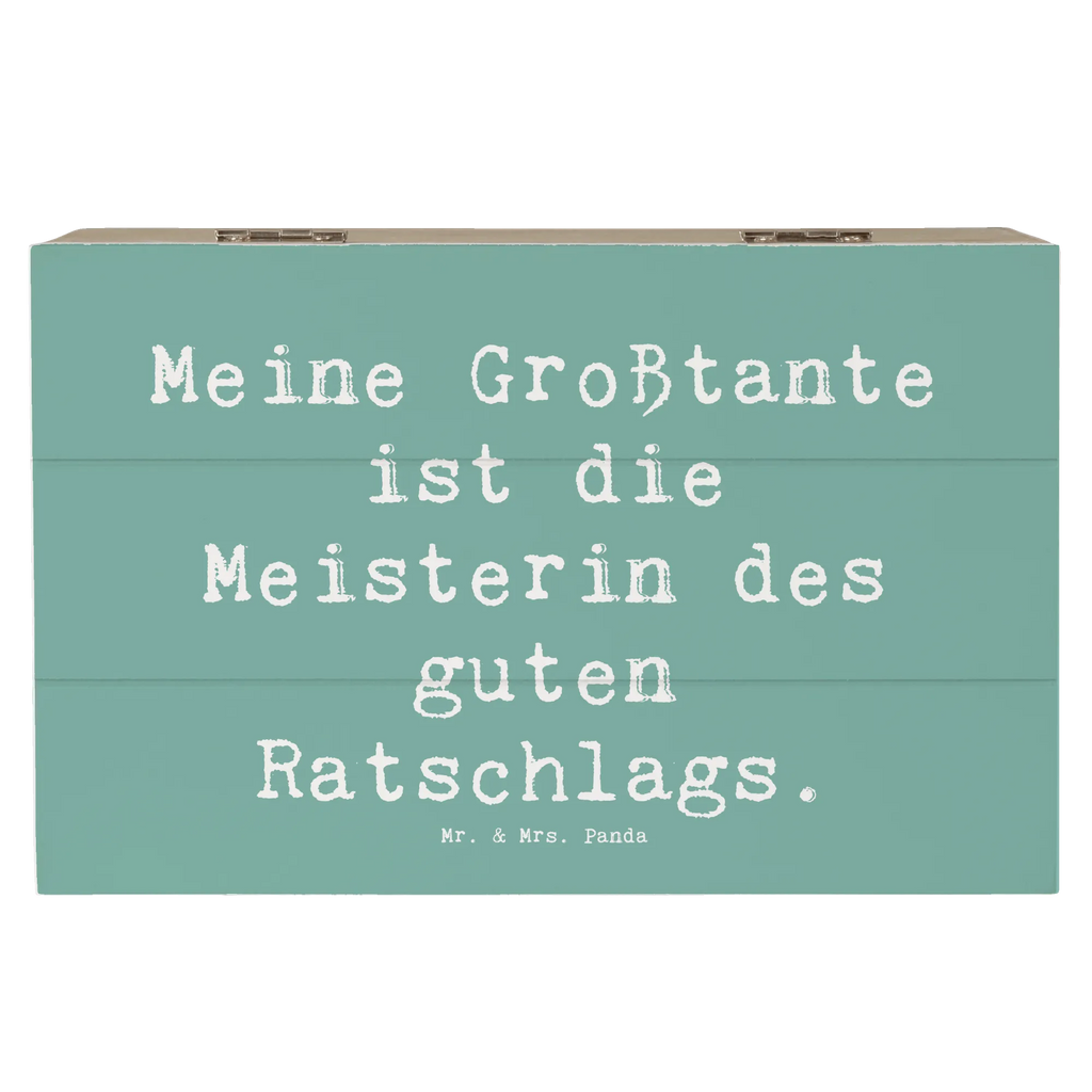 Holzkiste Spruch Großtante Ratschlag Holzkiste, Kiste, Schatzkiste, Truhe, Schatulle, XXL, Erinnerungsbox, Erinnerungskiste, Dekokiste, Aufbewahrungsbox, Geschenkbox, Geschenkdose, Familie, Vatertag, Muttertag, Bruder, Schwester, Mama, Papa, Oma, Opa