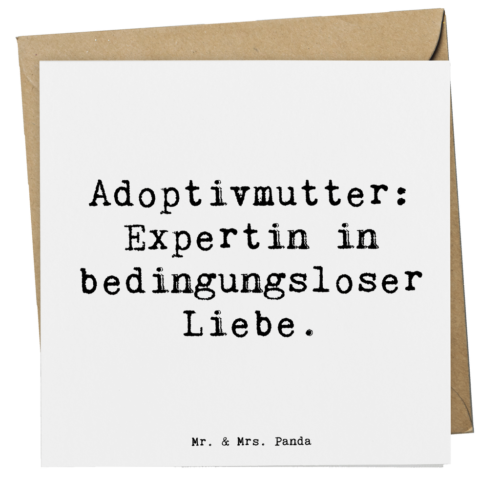 Deluxe Karte Spruch Adoptivmutter Expertin Karte, Grußkarte, Klappkarte, Einladungskarte, Glückwunschkarte, Hochzeitskarte, Geburtstagskarte, Hochwertige Grußkarte, Hochwertige Klappkarte, Familie, Vatertag, Muttertag, Bruder, Schwester, Mama, Papa, Oma, Opa