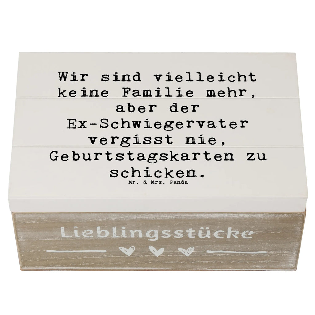 Holzkiste Spruch Ex-Schwiegervater Grüße Holzkiste, Kiste, Schatzkiste, Truhe, Schatulle, XXL, Erinnerungsbox, Erinnerungskiste, Dekokiste, Aufbewahrungsbox, Geschenkbox, Geschenkdose, Familie, Vatertag, Muttertag, Bruder, Schwester, Mama, Papa, Oma, Opa