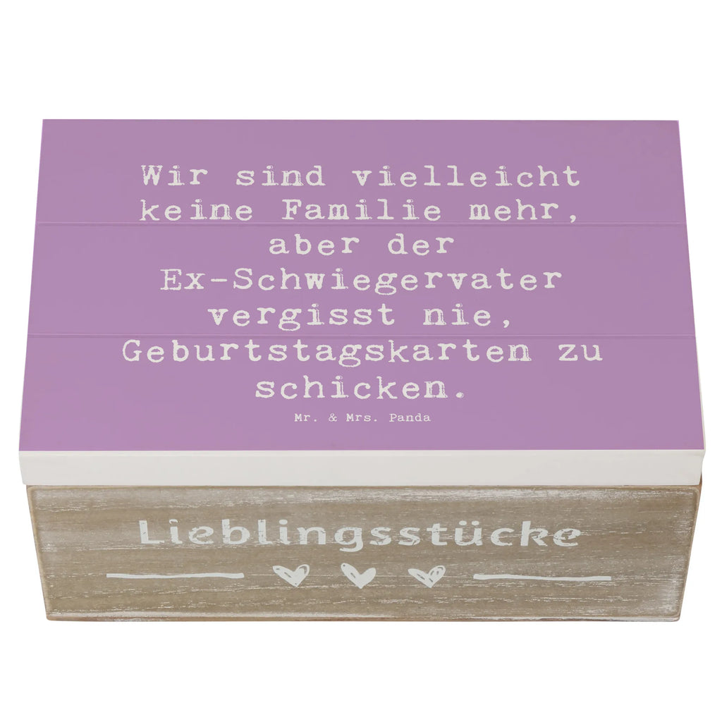 Holzkiste Spruch Ex-Schwiegervater Grüße Holzkiste, Kiste, Schatzkiste, Truhe, Schatulle, XXL, Erinnerungsbox, Erinnerungskiste, Dekokiste, Aufbewahrungsbox, Geschenkbox, Geschenkdose, Familie, Vatertag, Muttertag, Bruder, Schwester, Mama, Papa, Oma, Opa