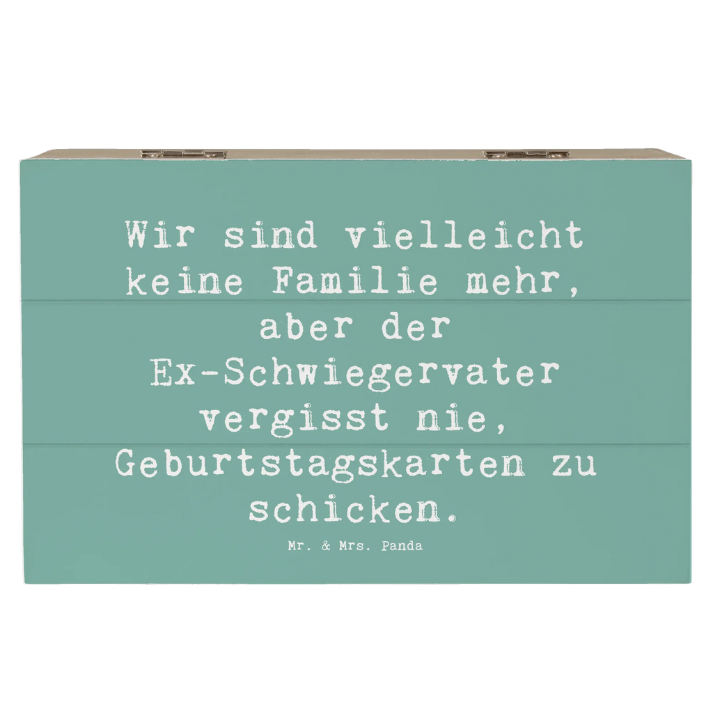 Holzkiste Spruch Ex-Schwiegervater Grüße Holzkiste, Kiste, Schatzkiste, Truhe, Schatulle, XXL, Erinnerungsbox, Erinnerungskiste, Dekokiste, Aufbewahrungsbox, Geschenkbox, Geschenkdose, Familie, Vatertag, Muttertag, Bruder, Schwester, Mama, Papa, Oma, Opa