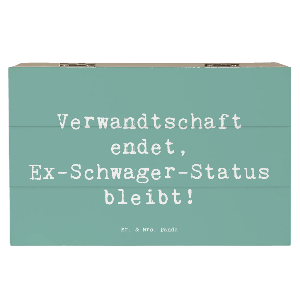 Holzkiste Spruch Ex-Schwager Erinnerung Holzkiste, Kiste, Schatzkiste, Truhe, Schatulle, XXL, Erinnerungsbox, Erinnerungskiste, Dekokiste, Aufbewahrungsbox, Geschenkbox, Geschenkdose, Familie, Vatertag, Muttertag, Bruder, Schwester, Mama, Papa, Oma, Opa