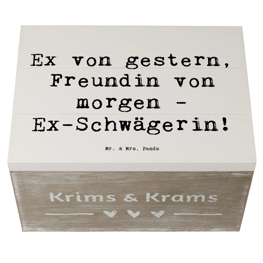 Holzkiste Spruch Ex-Schwägerin Überrascht Holzkiste, Kiste, Schatzkiste, Truhe, Schatulle, XXL, Erinnerungsbox, Erinnerungskiste, Dekokiste, Aufbewahrungsbox, Geschenkbox, Geschenkdose, Familie, Vatertag, Muttertag, Bruder, Schwester, Mama, Papa, Oma, Opa