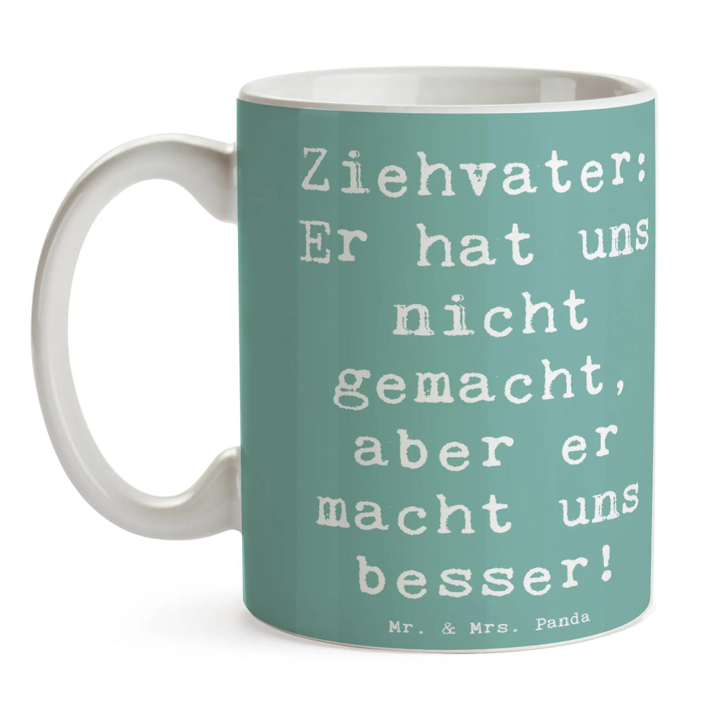 Tasse Spruch Ziehvater Liebe Tasse, Kaffeetasse, Teetasse, Becher, Kaffeebecher, Teebecher, Keramiktasse, Porzellantasse, Büro Tasse, Geschenk Tasse, Tasse Sprüche, Tasse Motive, Kaffeetassen, Tasse bedrucken, Designer Tasse, Cappuccino Tassen, Schöne Teetassen, Familie, Vatertag, Muttertag, Bruder, Schwester, Mama, Papa, Oma, Opa