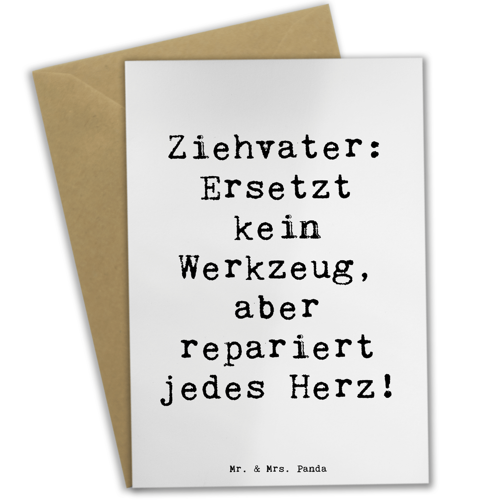 Grußkarte Spruch Ziehvater Herzreparatur Grußkarte, Klappkarte, Einladungskarte, Glückwunschkarte, Hochzeitskarte, Geburtstagskarte, Karte, Ansichtskarten, Familie, Vatertag, Muttertag, Bruder, Schwester, Mama, Papa, Oma, Opa