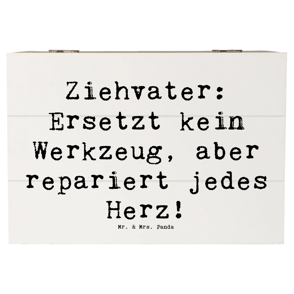 Holzkiste Spruch Ziehvater Herzreparatur Holzkiste, Kiste, Schatzkiste, Truhe, Schatulle, XXL, Erinnerungsbox, Erinnerungskiste, Dekokiste, Aufbewahrungsbox, Geschenkbox, Geschenkdose, Familie, Vatertag, Muttertag, Bruder, Schwester, Mama, Papa, Oma, Opa