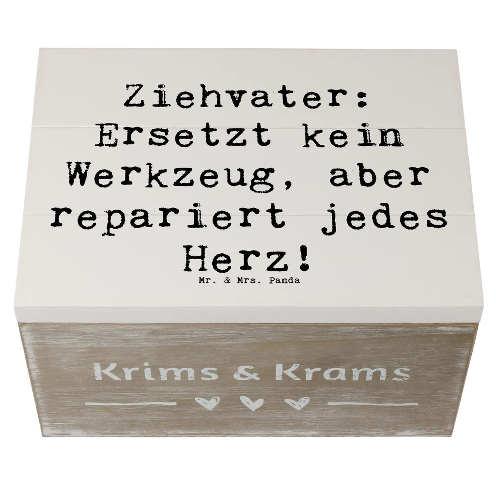 Holzkiste Spruch Ziehvater Herzreparatur Holzkiste, Kiste, Schatzkiste, Truhe, Schatulle, XXL, Erinnerungsbox, Erinnerungskiste, Dekokiste, Aufbewahrungsbox, Geschenkbox, Geschenkdose, Familie, Vatertag, Muttertag, Bruder, Schwester, Mama, Papa, Oma, Opa