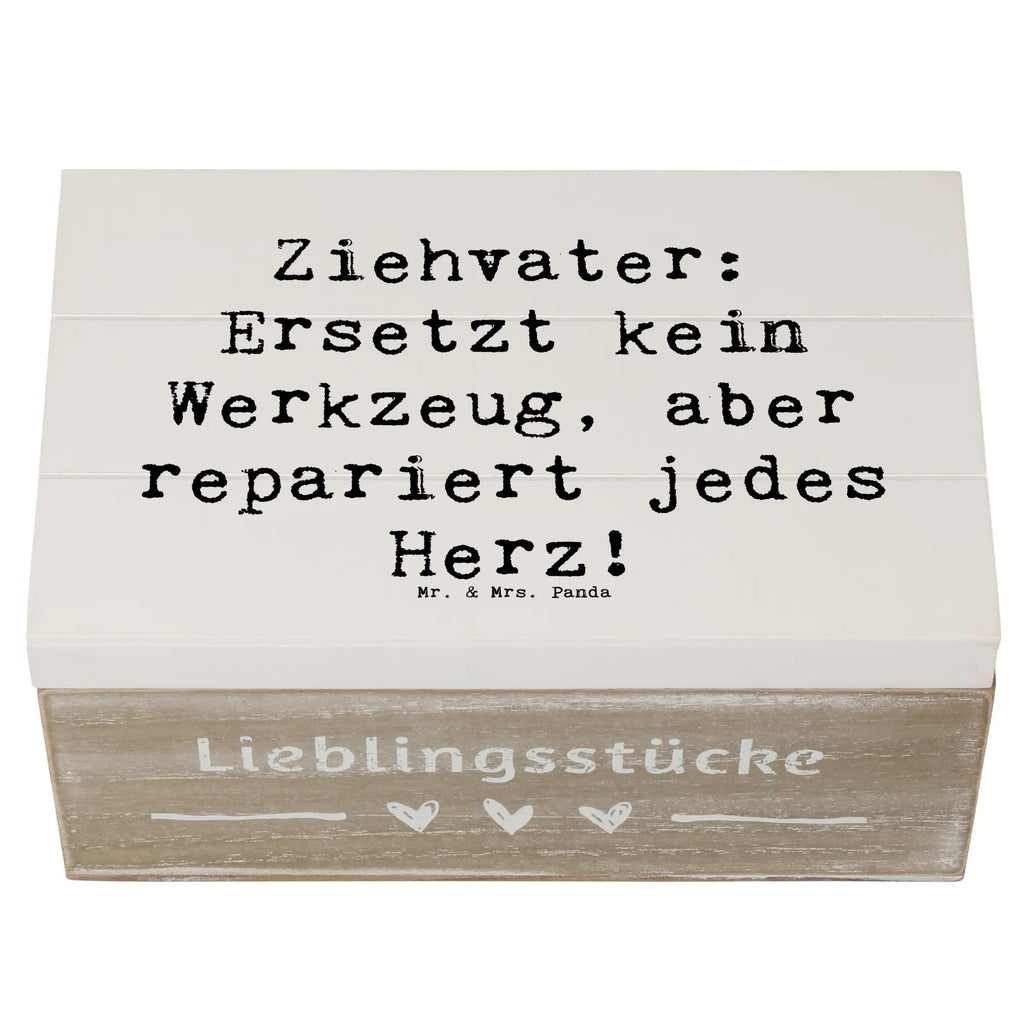 Holzkiste Spruch Ziehvater Herzreparatur Holzkiste, Kiste, Schatzkiste, Truhe, Schatulle, XXL, Erinnerungsbox, Erinnerungskiste, Dekokiste, Aufbewahrungsbox, Geschenkbox, Geschenkdose, Familie, Vatertag, Muttertag, Bruder, Schwester, Mama, Papa, Oma, Opa