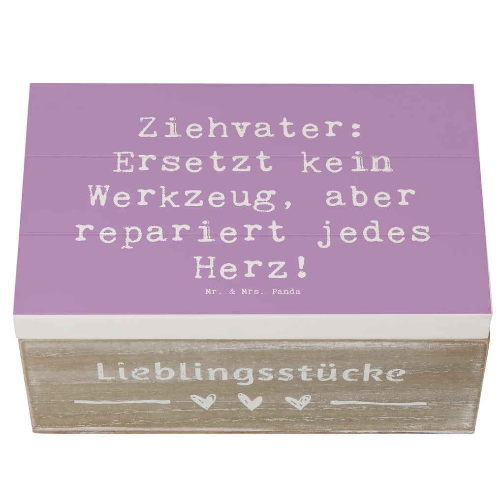 Holzkiste Spruch Ziehvater Herzreparatur Holzkiste, Kiste, Schatzkiste, Truhe, Schatulle, XXL, Erinnerungsbox, Erinnerungskiste, Dekokiste, Aufbewahrungsbox, Geschenkbox, Geschenkdose, Familie, Vatertag, Muttertag, Bruder, Schwester, Mama, Papa, Oma, Opa