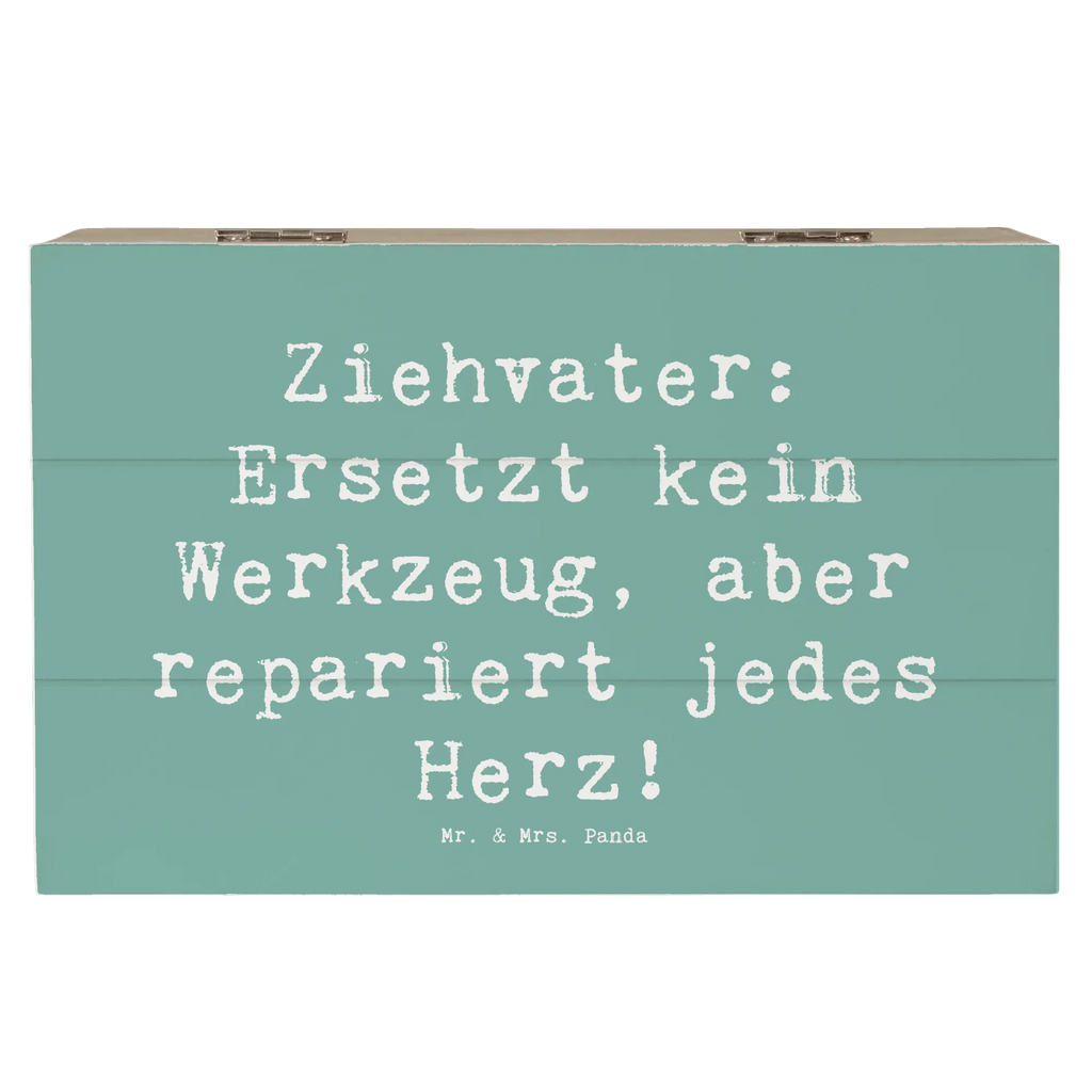 Holzkiste Spruch Ziehvater Herzreparatur Holzkiste, Kiste, Schatzkiste, Truhe, Schatulle, XXL, Erinnerungsbox, Erinnerungskiste, Dekokiste, Aufbewahrungsbox, Geschenkbox, Geschenkdose, Familie, Vatertag, Muttertag, Bruder, Schwester, Mama, Papa, Oma, Opa