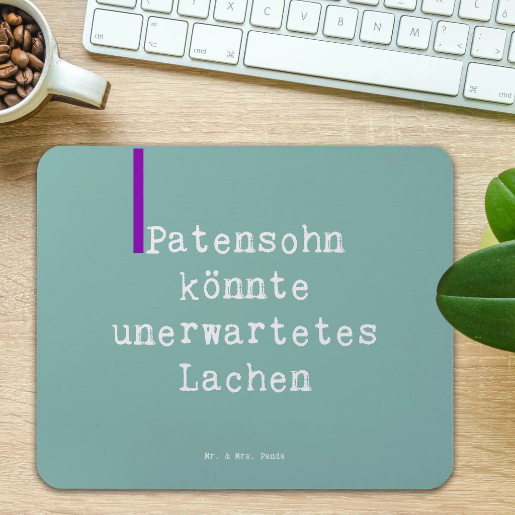 Mauspad Spruch Unerwartetes Lachen Patensohn Mousepad, Computer zubehör, Büroausstattung, PC Zubehör, Arbeitszimmer, Mauspad, Einzigartiges Mauspad, Designer Mauspad, Mausunterlage, Mauspad Büro, Familie, Vatertag, Muttertag, Bruder, Schwester, Mama, Papa, Oma, Opa