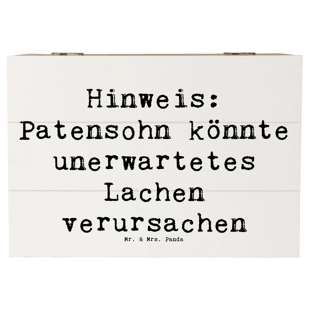 Holzkiste Spruch Unerwartetes Lachen Patensohn Holzkiste, Kiste, Schatzkiste, Truhe, Schatulle, XXL, Erinnerungsbox, Erinnerungskiste, Dekokiste, Aufbewahrungsbox, Geschenkbox, Geschenkdose, Familie, Vatertag, Muttertag, Bruder, Schwester, Mama, Papa, Oma, Opa