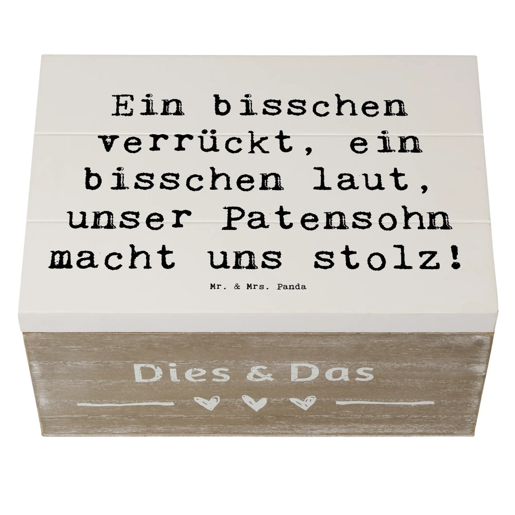 Holzkiste Spruch Stolzer Patensohn Holzkiste, Kiste, Schatzkiste, Truhe, Schatulle, XXL, Erinnerungsbox, Erinnerungskiste, Dekokiste, Aufbewahrungsbox, Geschenkbox, Geschenkdose, Familie, Vatertag, Muttertag, Bruder, Schwester, Mama, Papa, Oma, Opa