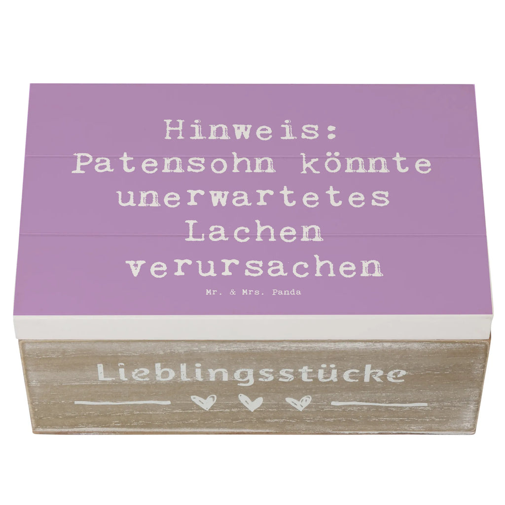 Holzkiste Spruch Unerwartetes Lachen Patensohn Holzkiste, Kiste, Schatzkiste, Truhe, Schatulle, XXL, Erinnerungsbox, Erinnerungskiste, Dekokiste, Aufbewahrungsbox, Geschenkbox, Geschenkdose, Familie, Vatertag, Muttertag, Bruder, Schwester, Mama, Papa, Oma, Opa