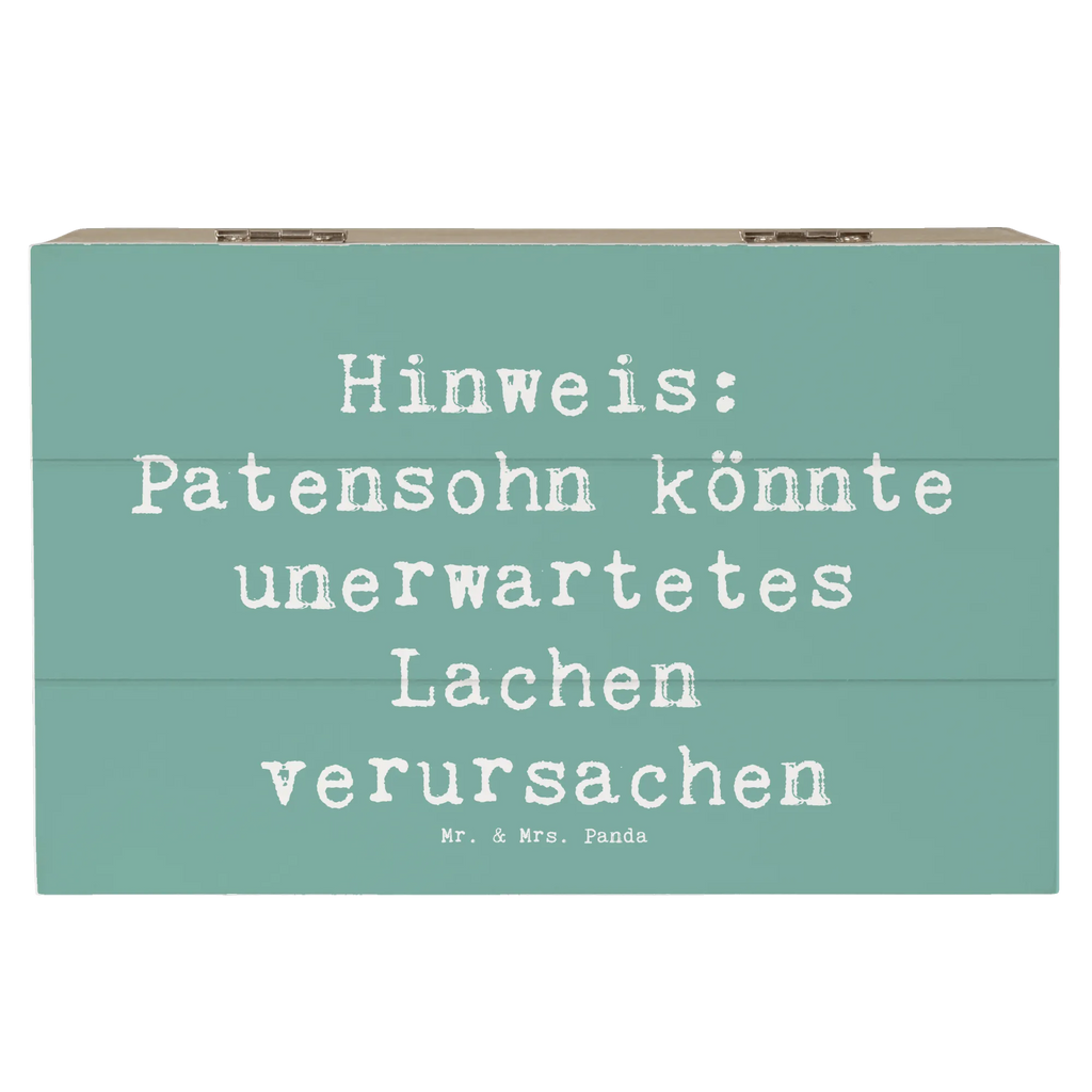 Holzkiste Spruch Unerwartetes Lachen Patensohn Holzkiste, Kiste, Schatzkiste, Truhe, Schatulle, XXL, Erinnerungsbox, Erinnerungskiste, Dekokiste, Aufbewahrungsbox, Geschenkbox, Geschenkdose, Familie, Vatertag, Muttertag, Bruder, Schwester, Mama, Papa, Oma, Opa