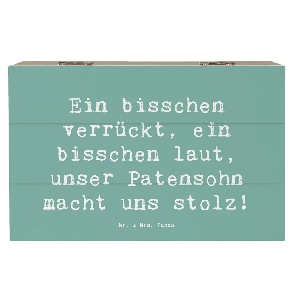 Holzkiste Spruch Stolzer Patensohn Holzkiste, Kiste, Schatzkiste, Truhe, Schatulle, XXL, Erinnerungsbox, Erinnerungskiste, Dekokiste, Aufbewahrungsbox, Geschenkbox, Geschenkdose, Familie, Vatertag, Muttertag, Bruder, Schwester, Mama, Papa, Oma, Opa