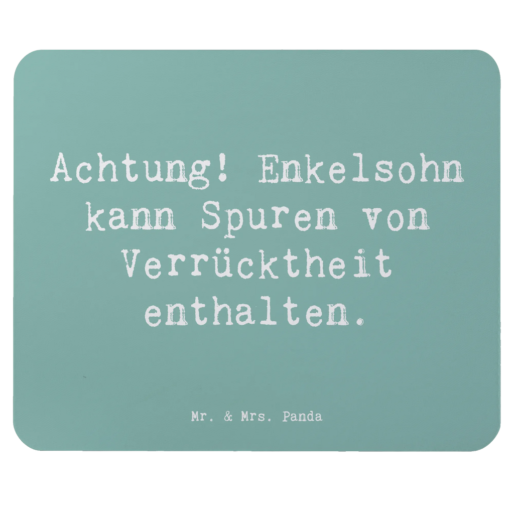 Mauspad Spruch Enkelsohn Verrücktheit Mousepad, Computer zubehör, Büroausstattung, PC Zubehör, Arbeitszimmer, Mauspad, Einzigartiges Mauspad, Designer Mauspad, Mausunterlage, Mauspad Büro, Familie, Vatertag, Muttertag, Bruder, Schwester, Mama, Papa, Oma, Opa