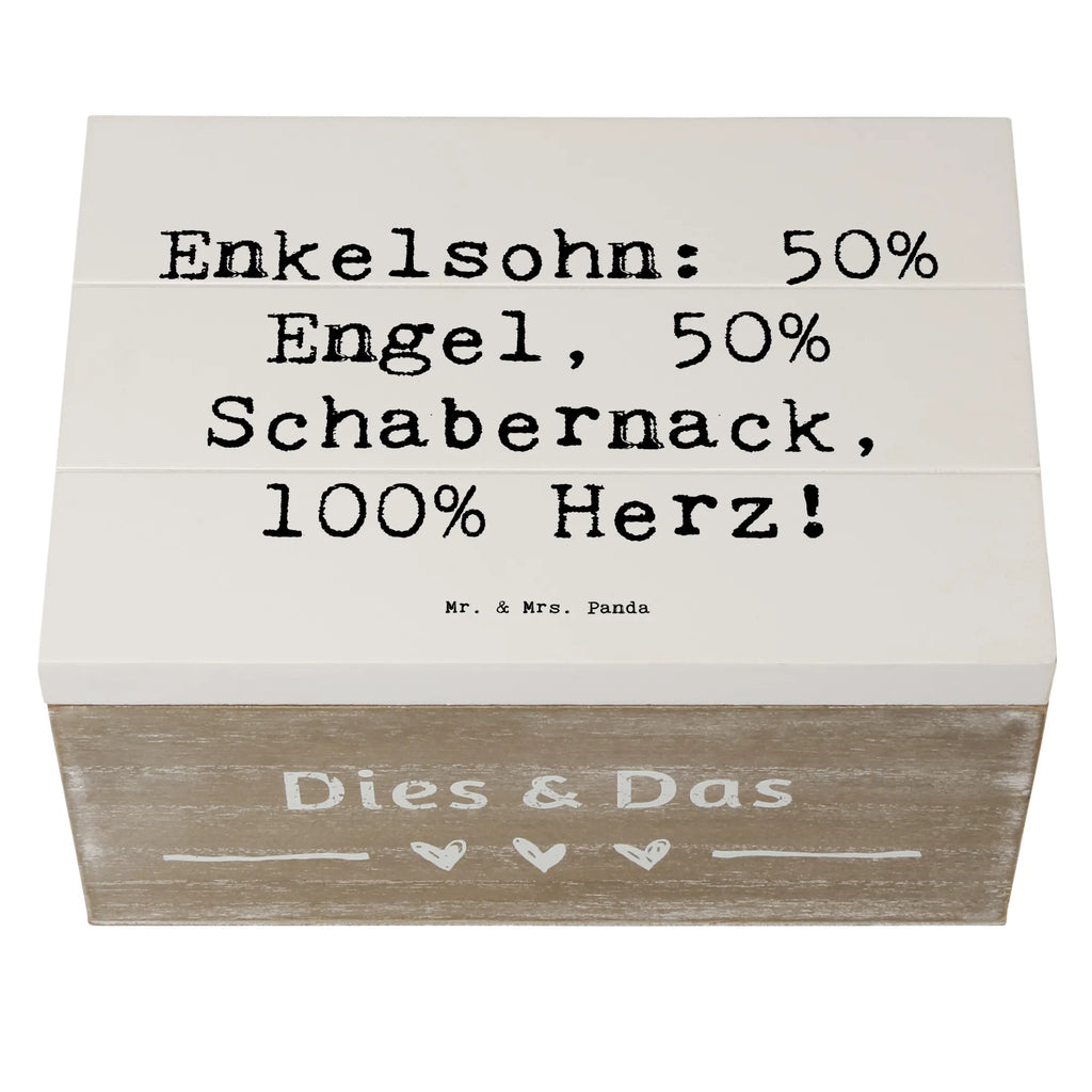 Holzkiste Spruch Enkelsohn Herz Holzkiste, Kiste, Schatzkiste, Truhe, Schatulle, XXL, Erinnerungsbox, Erinnerungskiste, Dekokiste, Aufbewahrungsbox, Geschenkbox, Geschenkdose, Familie, Vatertag, Muttertag, Bruder, Schwester, Mama, Papa, Oma, Opa