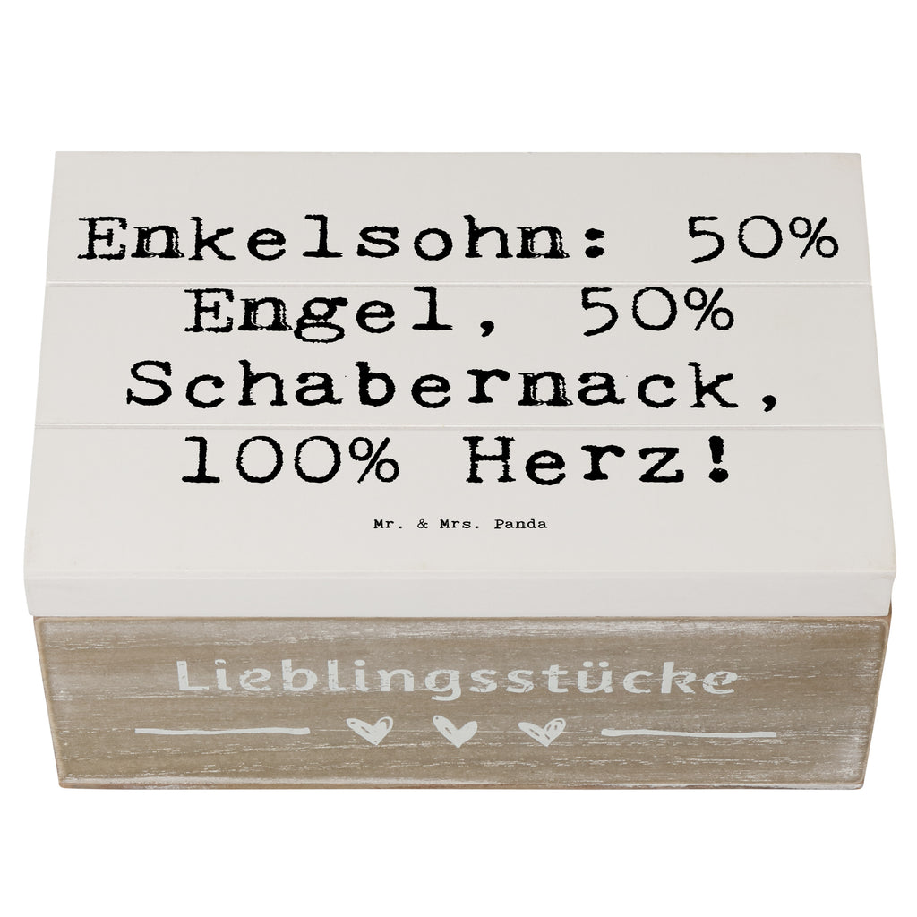 Holzkiste Spruch Enkelsohn Herz Holzkiste, Kiste, Schatzkiste, Truhe, Schatulle, XXL, Erinnerungsbox, Erinnerungskiste, Dekokiste, Aufbewahrungsbox, Geschenkbox, Geschenkdose, Familie, Vatertag, Muttertag, Bruder, Schwester, Mama, Papa, Oma, Opa