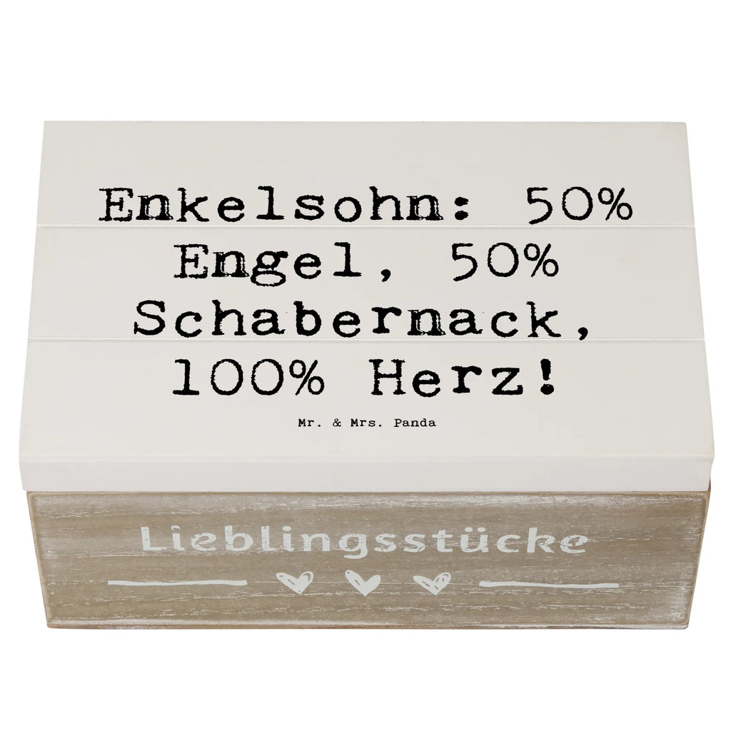 Holzkiste Spruch Enkelsohn Herz Holzkiste, Kiste, Schatzkiste, Truhe, Schatulle, XXL, Erinnerungsbox, Erinnerungskiste, Dekokiste, Aufbewahrungsbox, Geschenkbox, Geschenkdose, Familie, Vatertag, Muttertag, Bruder, Schwester, Mama, Papa, Oma, Opa