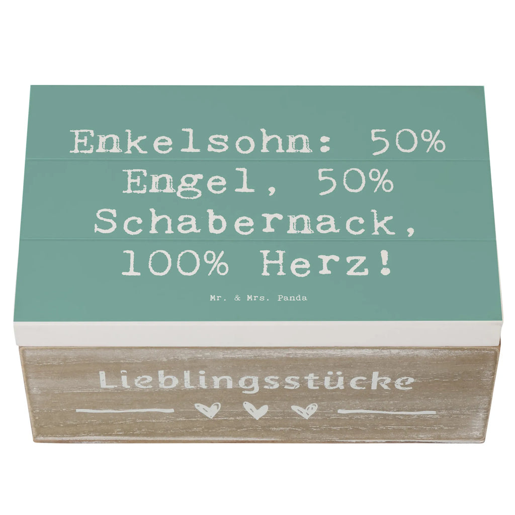 Holzkiste Spruch Enkelsohn Herz Holzkiste, Kiste, Schatzkiste, Truhe, Schatulle, XXL, Erinnerungsbox, Erinnerungskiste, Dekokiste, Aufbewahrungsbox, Geschenkbox, Geschenkdose, Familie, Vatertag, Muttertag, Bruder, Schwester, Mama, Papa, Oma, Opa