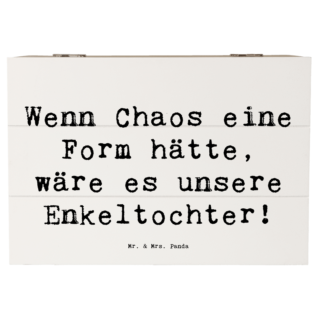 Holzkiste Spruch Enkeltochter Chaos Holzkiste, Kiste, Schatzkiste, Truhe, Schatulle, XXL, Erinnerungsbox, Erinnerungskiste, Dekokiste, Aufbewahrungsbox, Geschenkbox, Geschenkdose, Familie, Vatertag, Muttertag, Bruder, Schwester, Mama, Papa, Oma, Opa