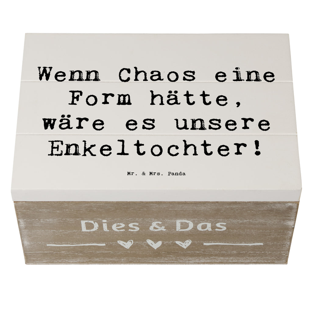 Holzkiste Spruch Enkeltochter Chaos Holzkiste, Kiste, Schatzkiste, Truhe, Schatulle, XXL, Erinnerungsbox, Erinnerungskiste, Dekokiste, Aufbewahrungsbox, Geschenkbox, Geschenkdose, Familie, Vatertag, Muttertag, Bruder, Schwester, Mama, Papa, Oma, Opa