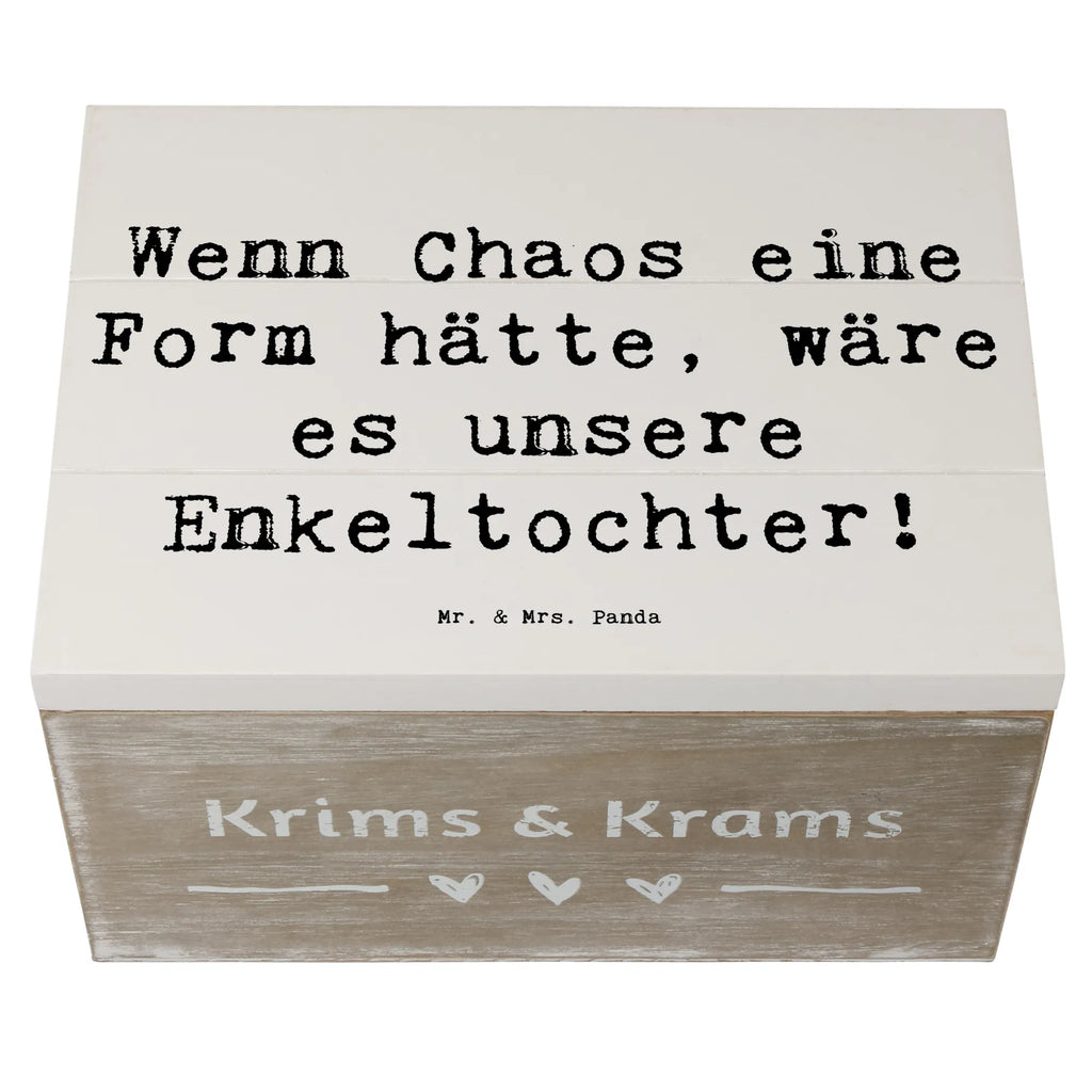 Holzkiste Spruch Enkeltochter Chaos Holzkiste, Kiste, Schatzkiste, Truhe, Schatulle, XXL, Erinnerungsbox, Erinnerungskiste, Dekokiste, Aufbewahrungsbox, Geschenkbox, Geschenkdose, Familie, Vatertag, Muttertag, Bruder, Schwester, Mama, Papa, Oma, Opa